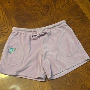 Roller Rabbit lavender Shorts with Embroidery